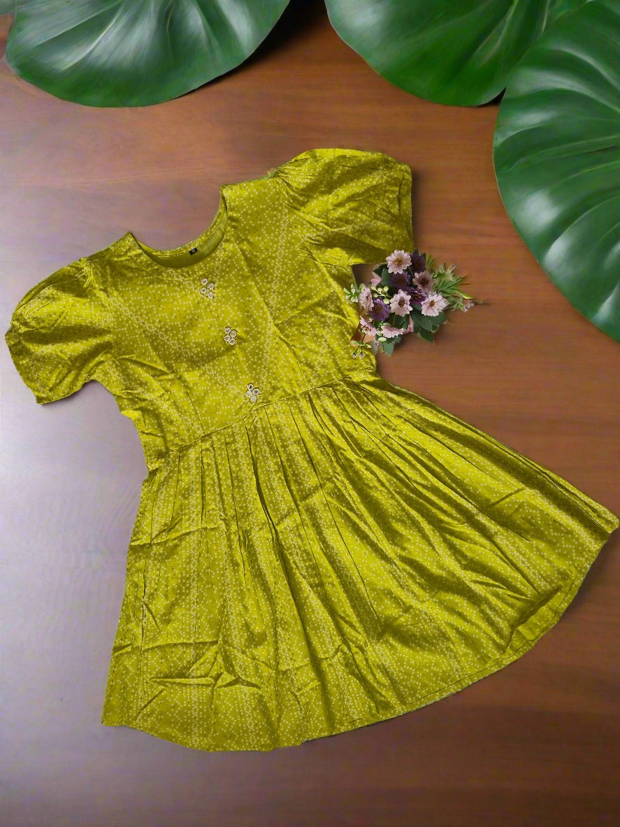 Sunshine Yellow Cotton Dress – Breezy & Beautiful