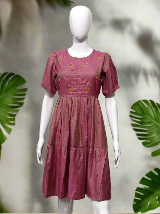 Dual-tone Flared Kurti